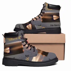 Men E-Mail Art Mid Top Boots