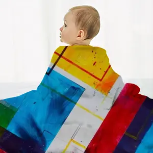 The Grexit Baby Flannel Blanket (Vertical)