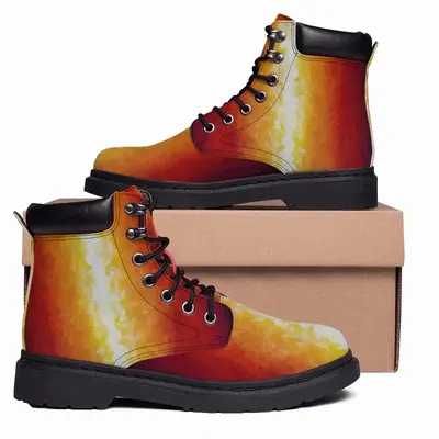 Men Nuclear Glazes Mid Top Boots