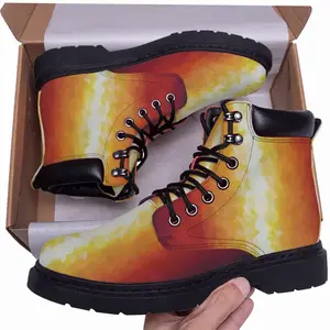 Men Nuclear Glazes Mid Top Boots