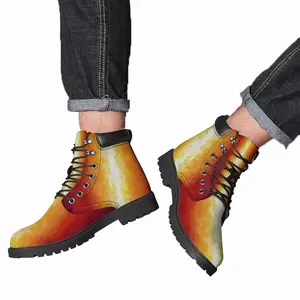 Men Nuclear Glazes Mid Top Boots