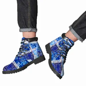 Men True Blue Mid Top Boots