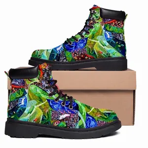 Men Frida Green Mid Top Boots