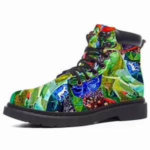 Men Frida Green Mid Top Boots