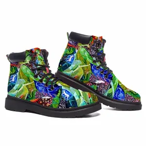 Men Frida Green Mid Top Boots