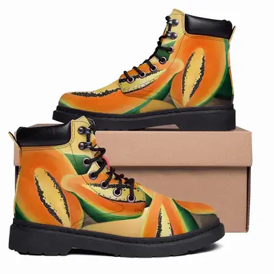 Men Papaya Freestyle Mid Top Boots