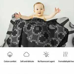 Kimono Baby Flannel Blanket (Vertical)