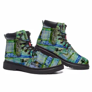 Men Canning Cannabis Control Mid Top Boots