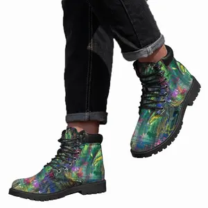 Men Tropical Rainforest Mid Top Boots