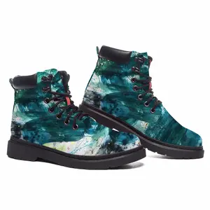 Men Butterflies Mid Top Boots