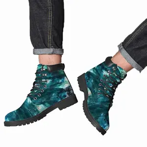 Men Butterflies Mid Top Boots