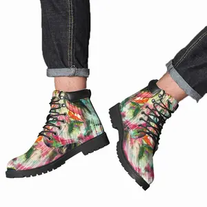 Men Orchids Mid Top Boots