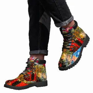 Men Princess Fox Mid Top Boots