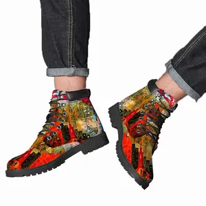 Men Princess Fox Mid Top Boots