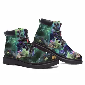 Men Green Spaces Mid Top Boots