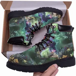 Men Green Spaces Mid Top Boots