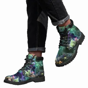 Men Green Spaces Mid Top Boots