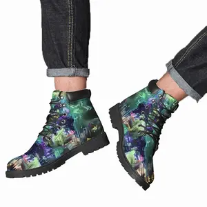 Men Green Spaces Mid Top Boots