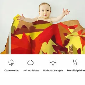 Autumn Baby Flannel Blanket (Vertical)