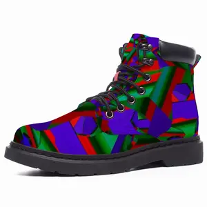 Men Polyhedrisme Mid Top Boots