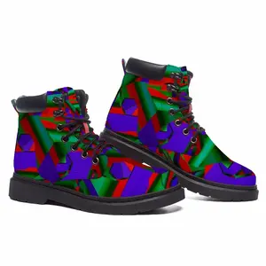 Men Polyhedrisme Mid Top Boots