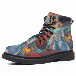 Men Postcard To The Moon Mid Top Boots