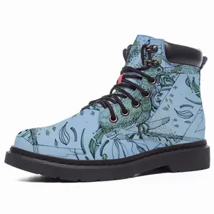 Men Cock And Lilies Of The Valley Mid Top Boots