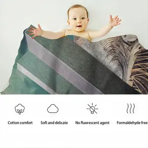 Open Pit Baby Flannel Blanket (Vertical)