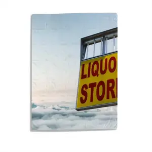 Liquor Store Baby Flannel Blanket (Vertical)