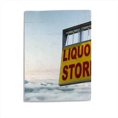 Liquor Store Baby Flannel Blanket (Vertical)