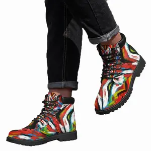 Men Cheerful Mystery Mid Top Boots