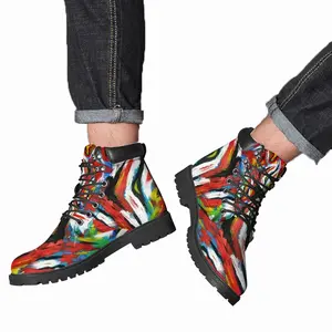 Men Cheerful Mystery Mid Top Boots