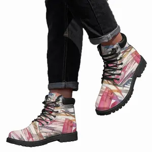 Men Bike Ride Mid Top Boots