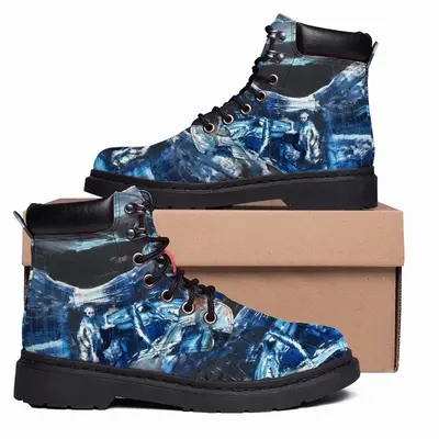 Men Rain Storm Mid Top Boots