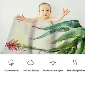 Aloe Baby Flannel Blanket (Vertical)