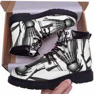 Men Shuttlecock Mid Top Boots