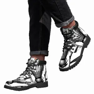 Men Shuttlecock Mid Top Boots