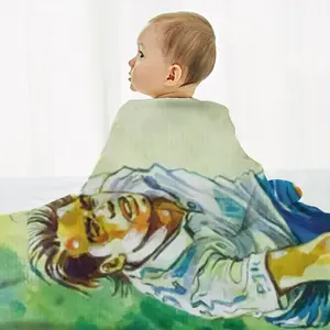 Court Wide Open Baby Flannel Blanket (Vertical)