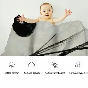 Kyoto 1 Baby Flannel Blanket (Vertical)