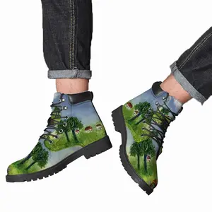 Men Spring Mid Top Boots