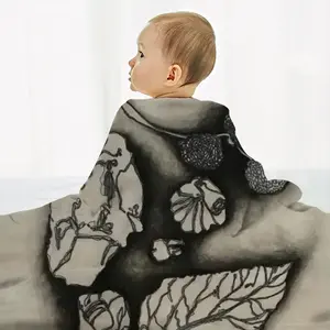 Earthsea 5 Baby Flannel Blanket (Vertical)