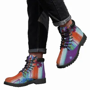 Men Flower Vase By Wallpaper Mid Top Boots