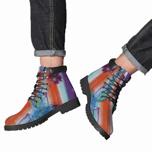 Men Flower Vase By Wallpaper Mid Top Boots