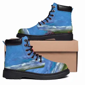 Men Happens By The Sea Mid Top Boots