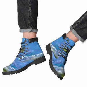 Men Happens By The Sea Mid Top Boots