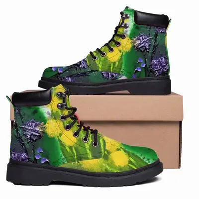 Men Blossoms Mid Top Boots