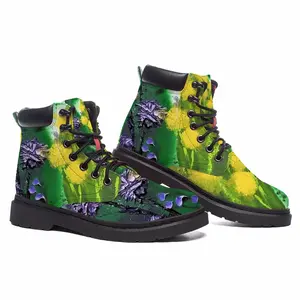 Men Blossoms Mid Top Boots