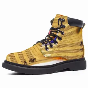 Men Scar Tissue Mid Top Boots