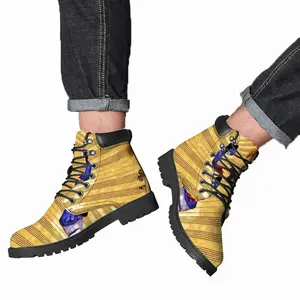 Men Scar Tissue Mid Top Boots