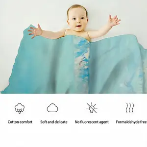 Mirage Baby Flannel Blanket (Vertical)